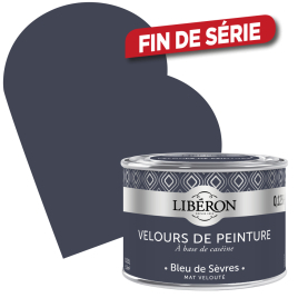 Peinture Velours de Peinture bleu de Sèvres mate 0,125 L LIBERON