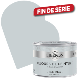 Peinture Velours de Peinture petit bleu mate 0,125 L LIBERON