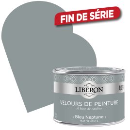 Peinture Velours de Peinture bleu Neptune mate 0,125 L LIBERON