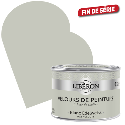 Peinture Velours de Peinture blanc edelweiss mate 0,125 L LIBERON