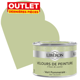 Peinture Velours de Peinture vert pommeraie mate 0,125 L LIBERON