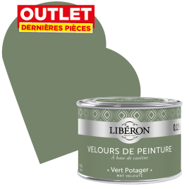 Peinture Velours de Peinture vert potager mate 0,125 L LIBERON