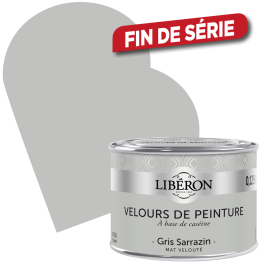 Peinture Velours de Peinture gris sarrazin mate 0,125 L LIBERON