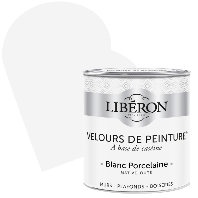 Peinture velours résistante pour murs plafonds et boiseries