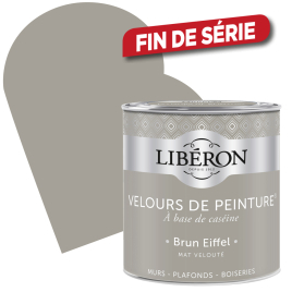 Peinture Velours de Peinture brun Eiffel mate 0,5 L LIBERON