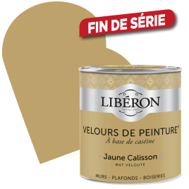 Peinture Velours de Peinture jaune calisson mate 0,5 L LIBERON