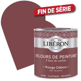 Peinture Velours de Peinture rouge odéon mate 0,5 L LIBERON