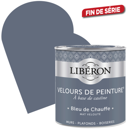 Peinture Velours de Peinture bleu de chauffe mate 0,5 L LIBERON