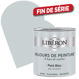 Peinture Velours de Peinture petit bleu mate 0,5 L LIBERON