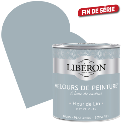 Peinture Velours de Peinture fleur de lin mate 0,5 L LIBERON