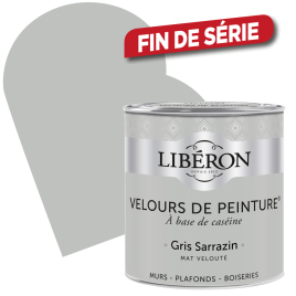 Peinture Velours de Peinture gris sarrazin mate 0,5 L LIBERON