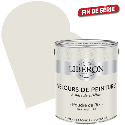 Peinture Velours de Peinture poudre de riz mate 2,5 L LIBERON