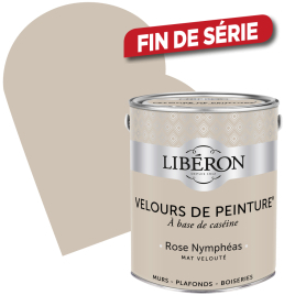 Peinture Velours de Peinture rose nymphéas mate 2,5 L LIBERON