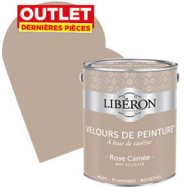 Peinture Velours de Peinture rose camée mate 2,5 L LIBERON