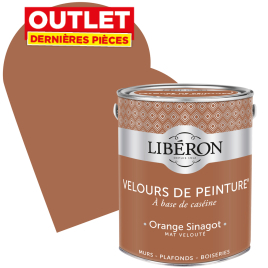 Peinture Velours de Peinture orange sinagot mate 2,5 L LIBERON