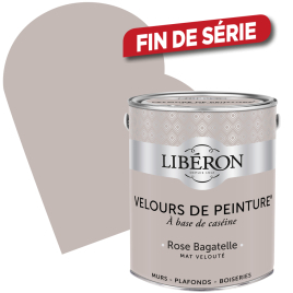 Peinture Velours de Peinture rose bagatelle mate 2,5 L LIBERON