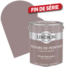 Peinture Velours de Peinture rose mercerie mate 2,5 L LIBERON