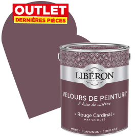 Peinture Velours de Peinture rouge cardinal mate 2,5 L LIBERON