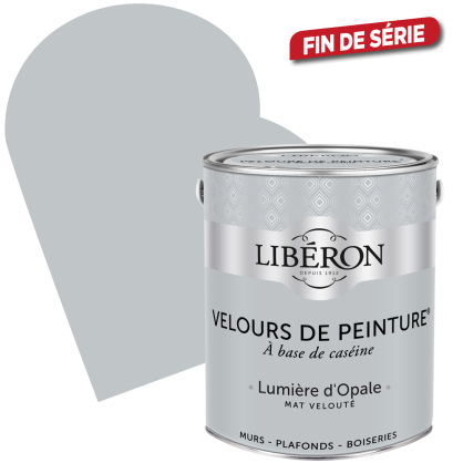 Peinture Velours de Peinture lumière d'opale mate 2,5 L LIBERON