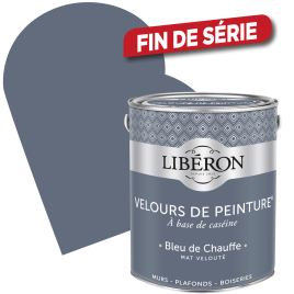 Peinture Velours de Peinture bleu de chauffe mate 2,5 L LIBERON