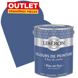 Peinture Velours de Peinture bleu de roy mate 2,5 L LIBERON