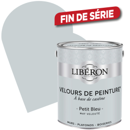 Peinture Velours de Peinture petit bleu mate 2,5 L LIBERON