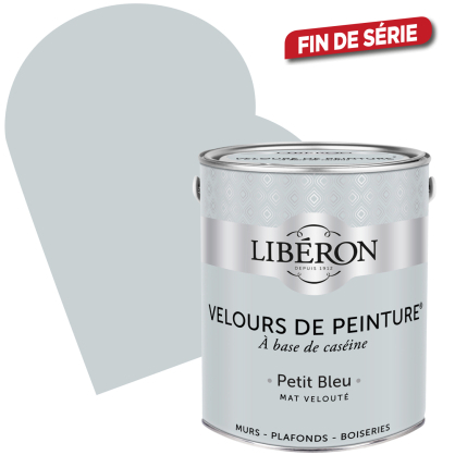 Peinture Velours de Peinture petit bleu mate 2,5 L LIBERON