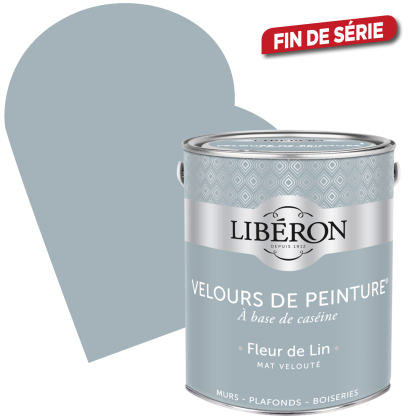 Peinture Velours de Peinture fleur de lin mate 2,5 L LIBERON