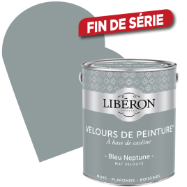 Peinture Velours de Peinture bleu neptune mate 2,5 L LIBERON