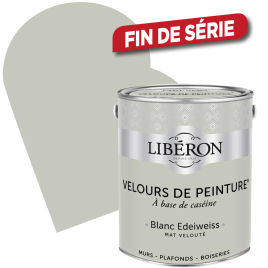 Peinture Velours de Peinture blanc edelweiss mate 2,5 L LIBERON