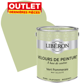 Peinture Velours de Peinture vert pommeraie mate 2,5 L LIBERON