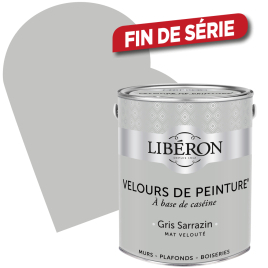 Peinture Velours de Peinture gris sarrazin mate 2,5 L LIBERON