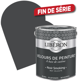 Peinture Velours de Peinture noir smoking mate 2,5 L LIBERON