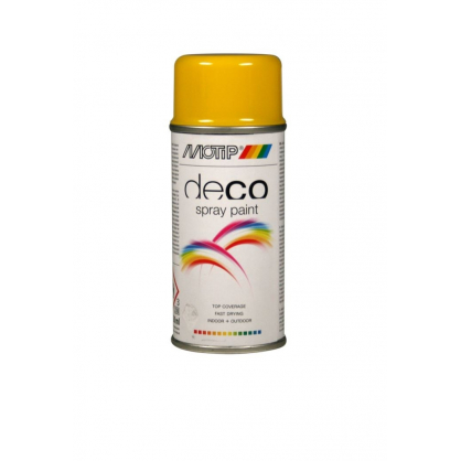 Peinture Deco Paint jaune colza brillante 0,15 L MOTIP