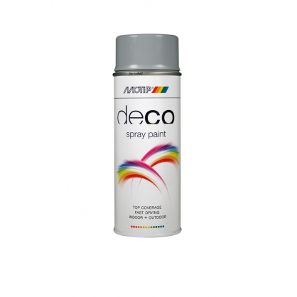 Peinture Deco Paint gris argent brillante 0,4 L MOTIP