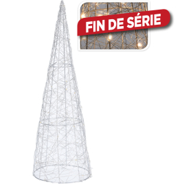 Pyramide de Noël avec LED blanc chaud 40 cm