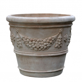 Pot en terre cuite antique Florentine Ø 47 x 43 cm