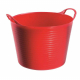 Seau en plastique souple Tubtrug rouge 14 L