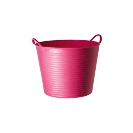 Seau en plastique souple Tubtrug rose 14 L