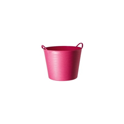 Seau en plastique souple Tubtrug rose 14 L