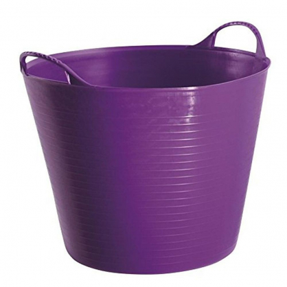 Seau en plastique souple Tubtrug pourpre 14 L