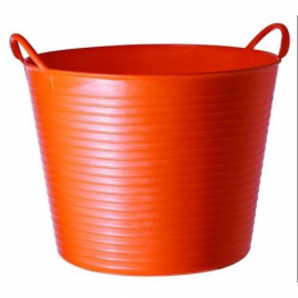 Seau en plastique souple Tubtrug orange 14 L