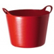 Seau en plastique souple Tubtrug rouge 26 L