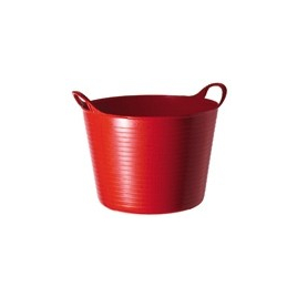 Seau en plastique souple Tubtrug rouge 26 L