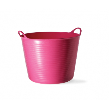 Seau en plastique souple Tubtrug rose 26 L