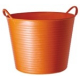 Seau en plastique souple Tubtrug orange 42 L