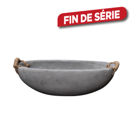 Coupe en ciment Ø 38 x 11 cm