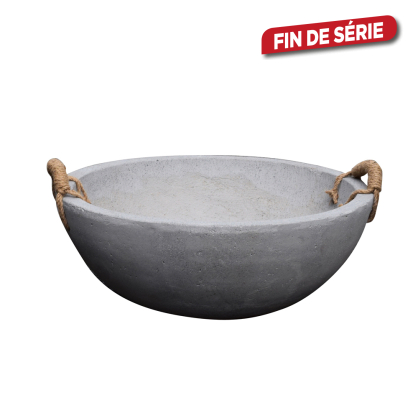 Coupe en ciment Ø 48 x 16 cm