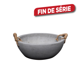 Coupe en ciment Ø 35 x 14 cm