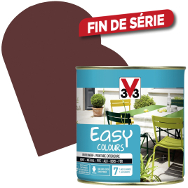 Peinture extérieure Easy Colours hibiscus satiné 0,5 L V33